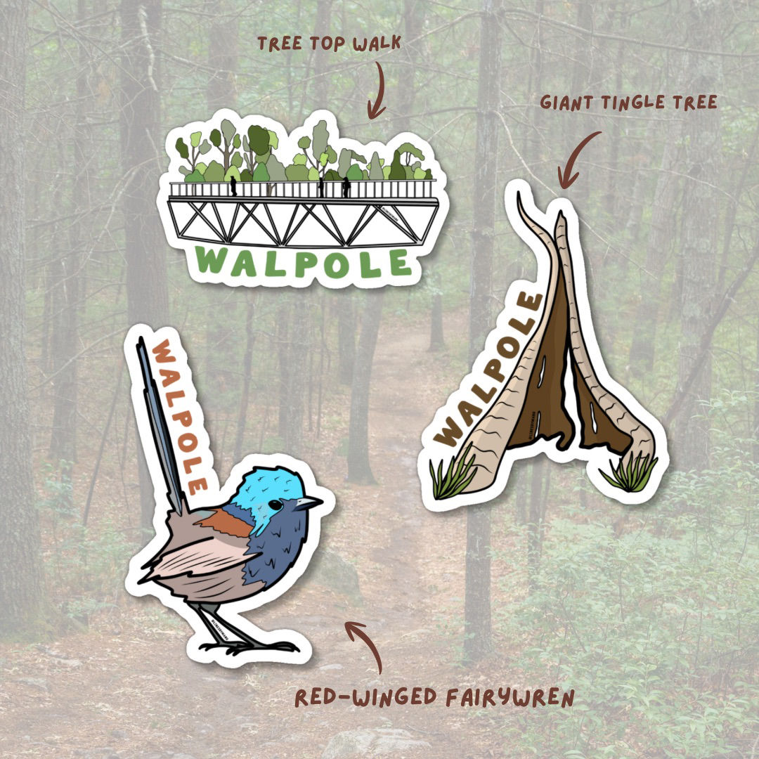 Life in Walpole Stickers
