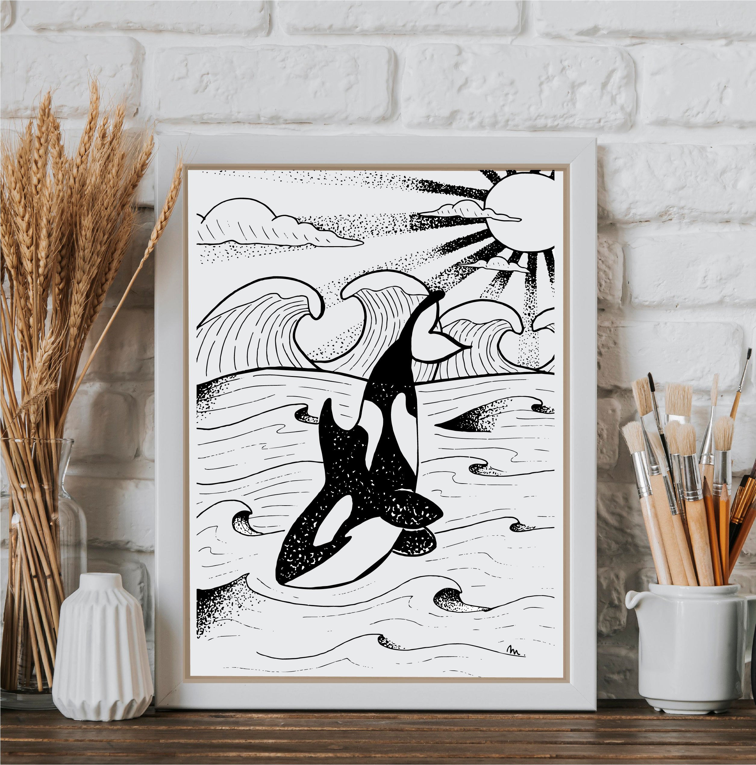 Killer Whale Print