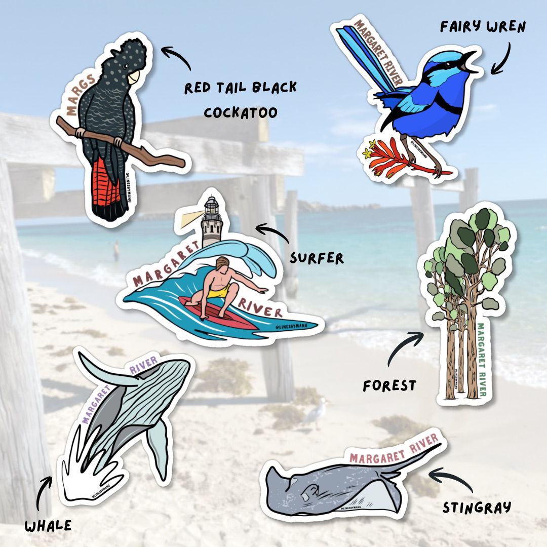 Life in Margs Stickers
