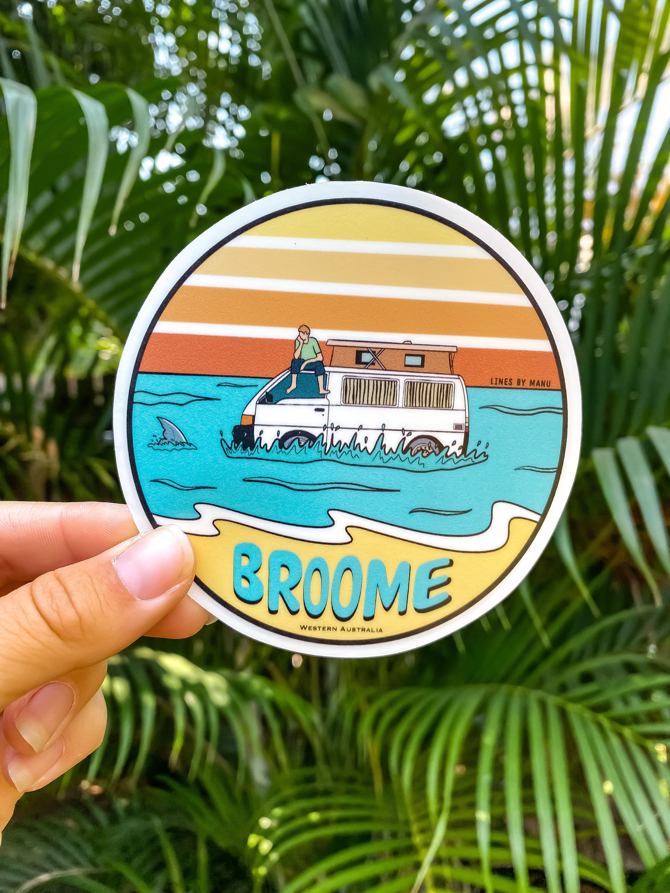 I lost my van in Broome Sticker
