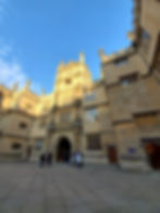 Outside of Bodleian Library in Oxford, UK