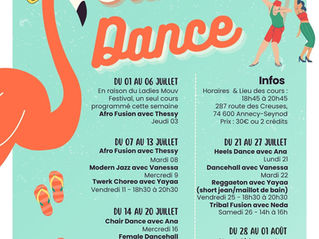 Summer Dance 2025 : Stages d'Été au Dance It Out Studio Annecy