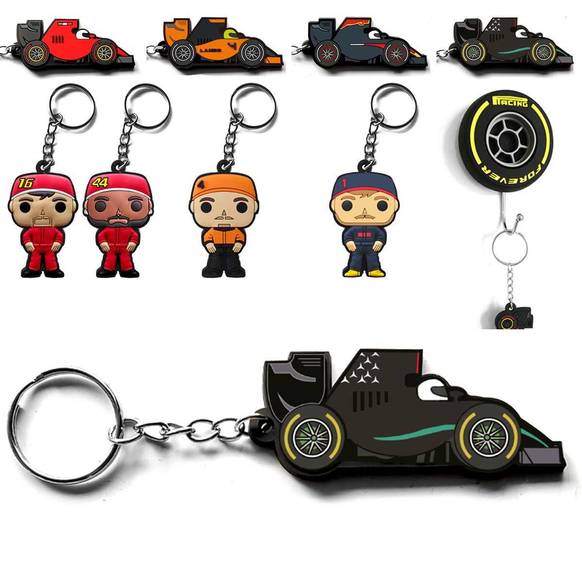 F1 Mercedes Car (Keychain)