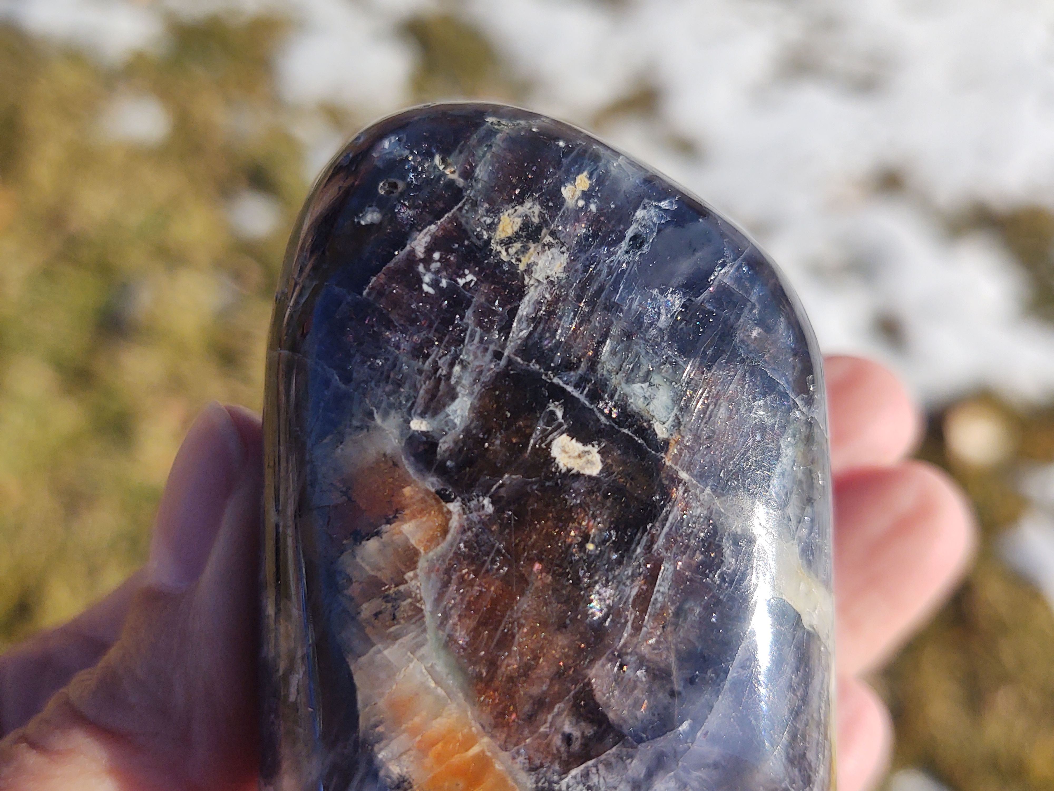 Sunstone in Iolite Free Form