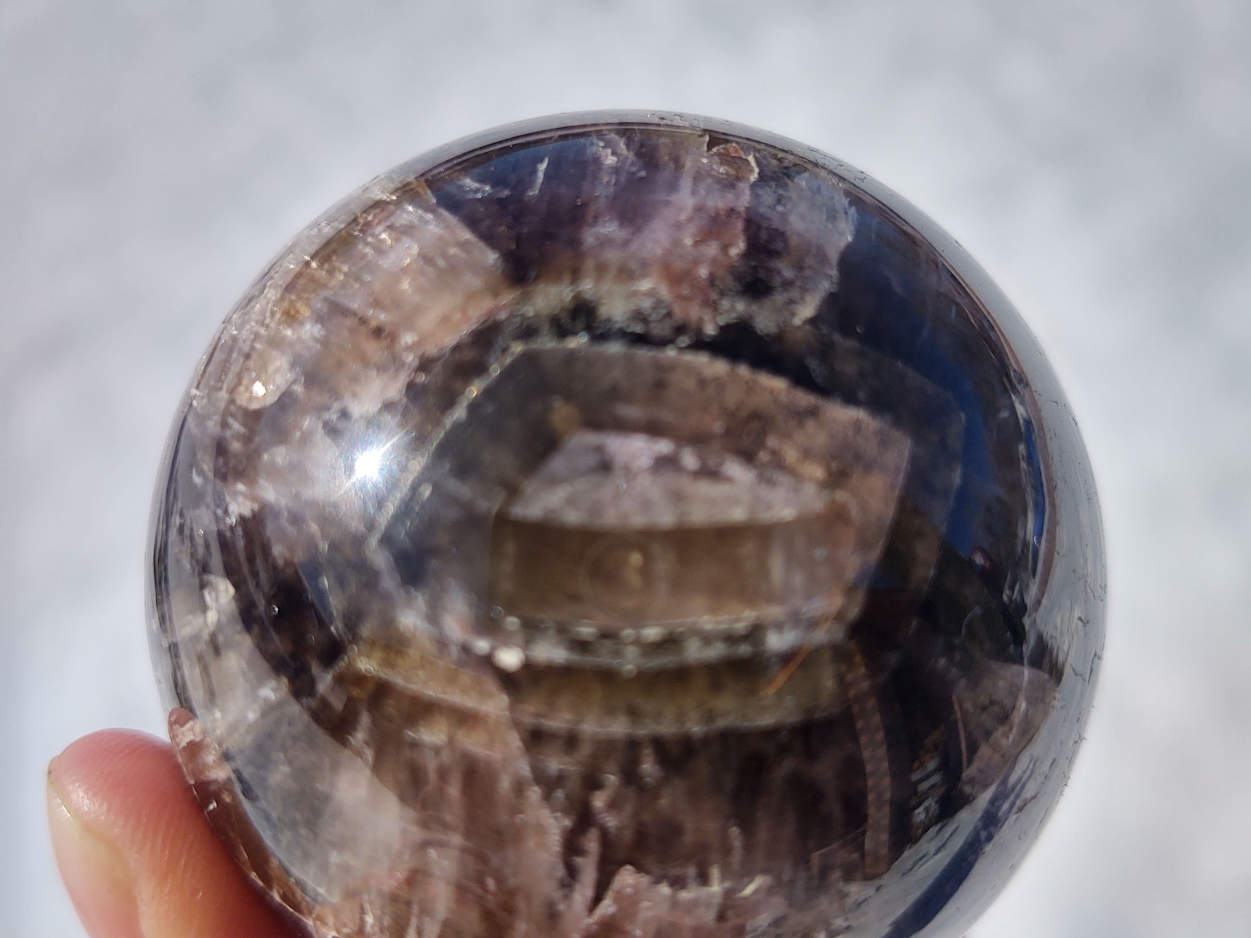 Super Seven/Cacoxenite Sphere