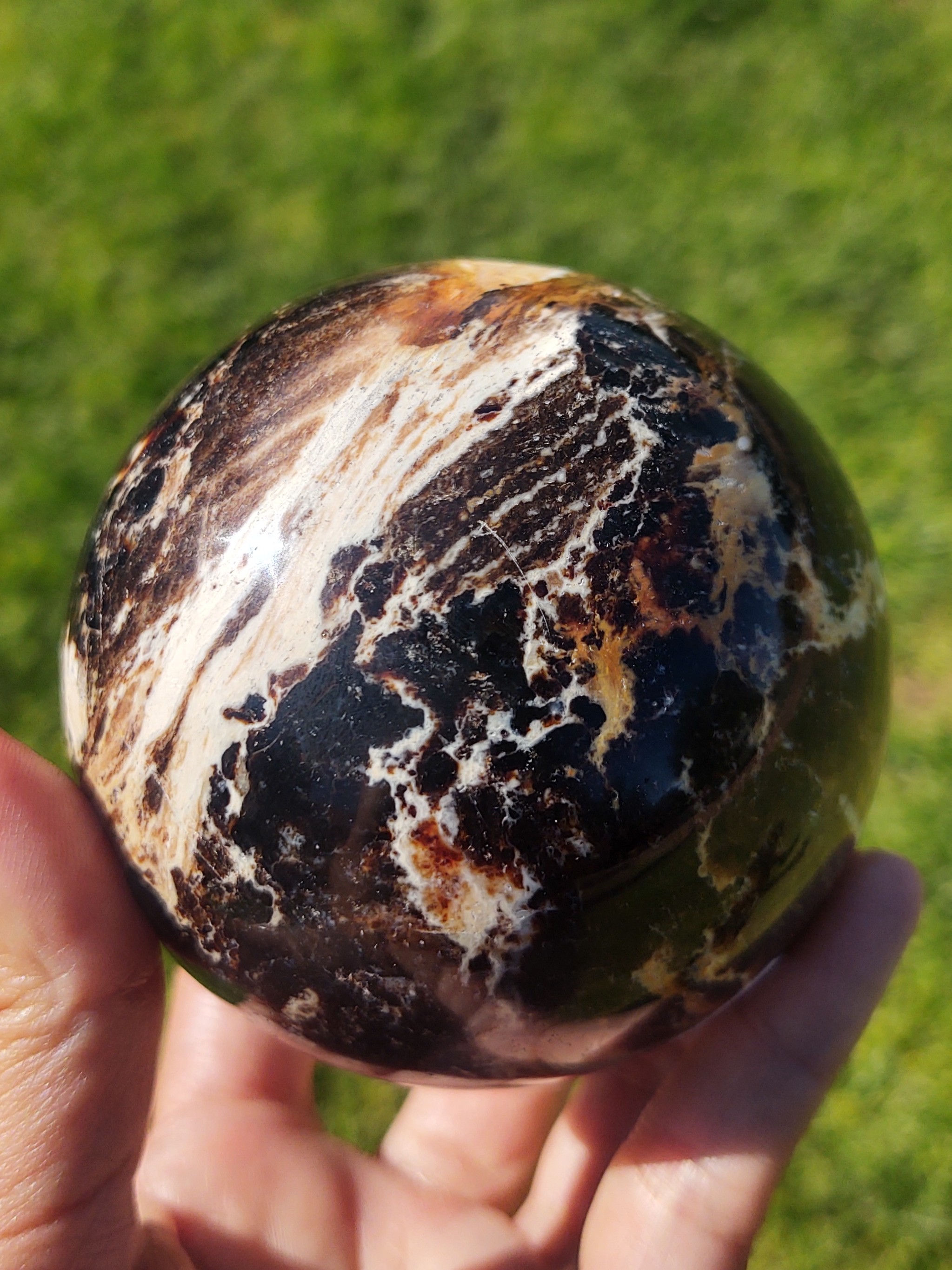 Black Opal Sphere