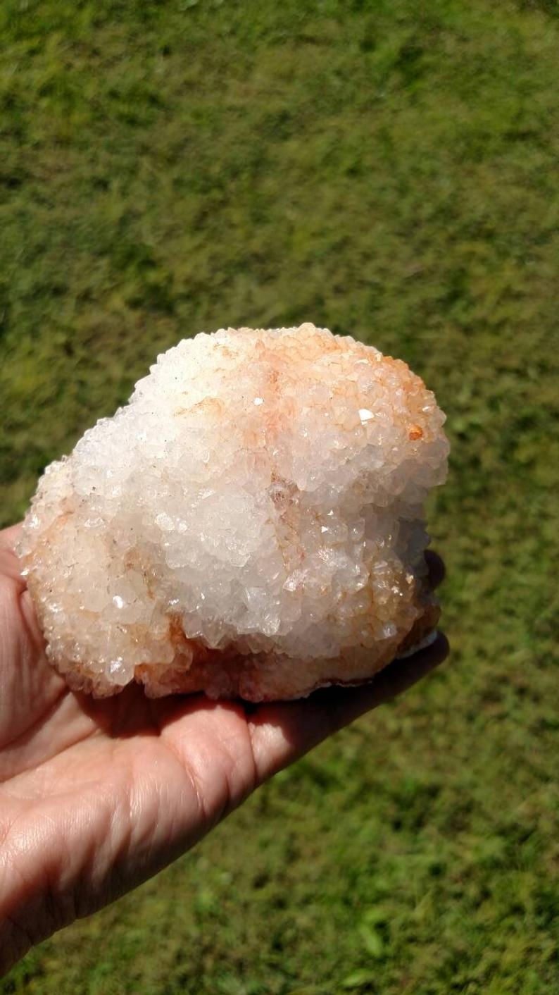 Domed Rough Druzy Agate