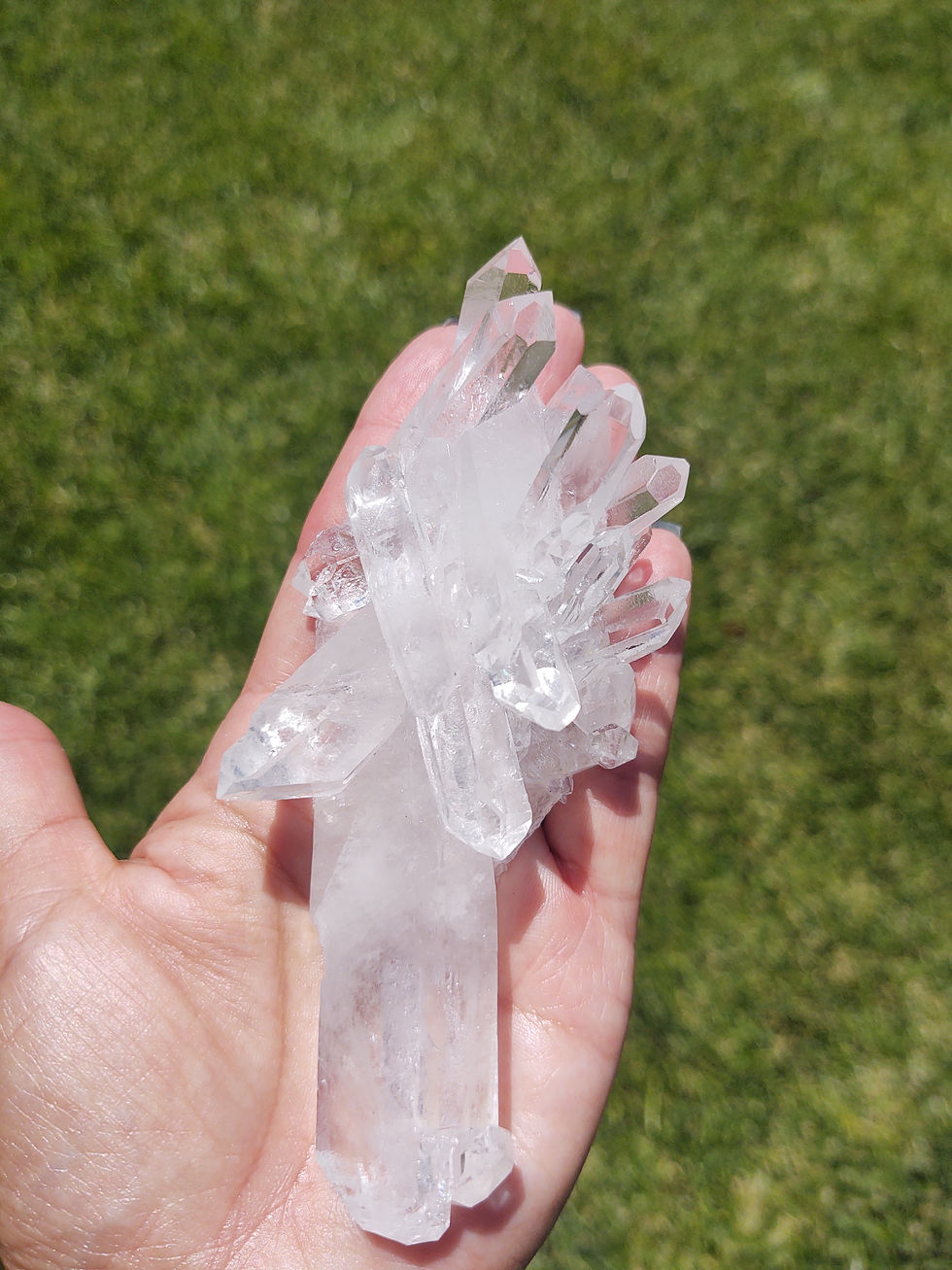 Thumbnail: Large AA Grade Clear Quartz Cluster