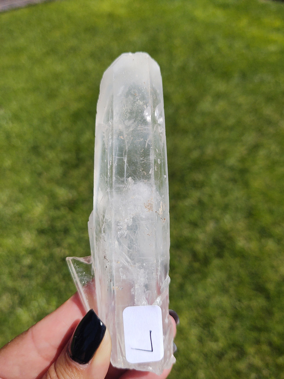 Thumbnail: Blue Mist White Crown Quartz Wand