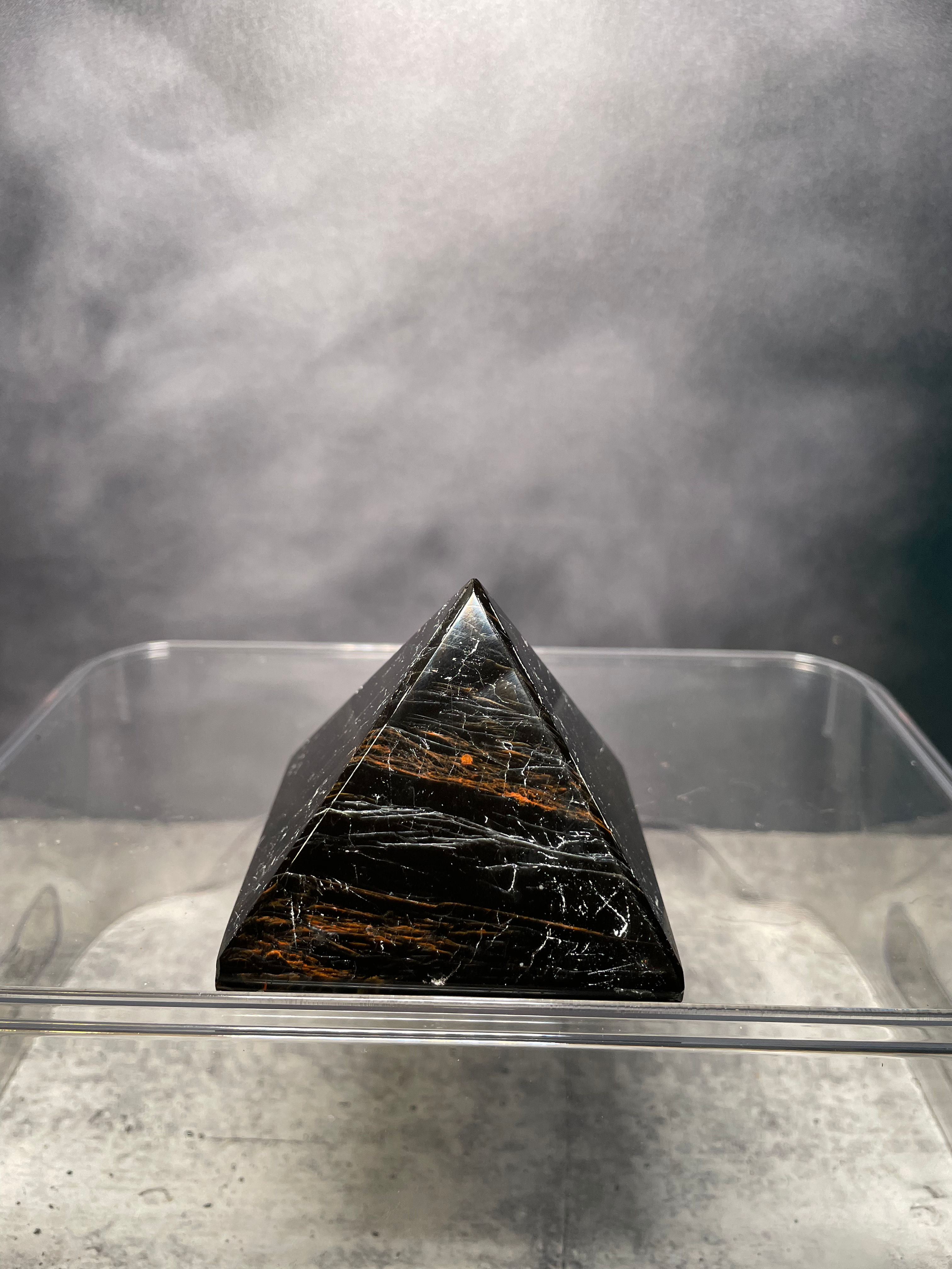 Black Tourmaline Pyramid