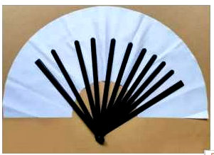 🎨 Creator's Canvas🎨- White Sublimation Blank Fans