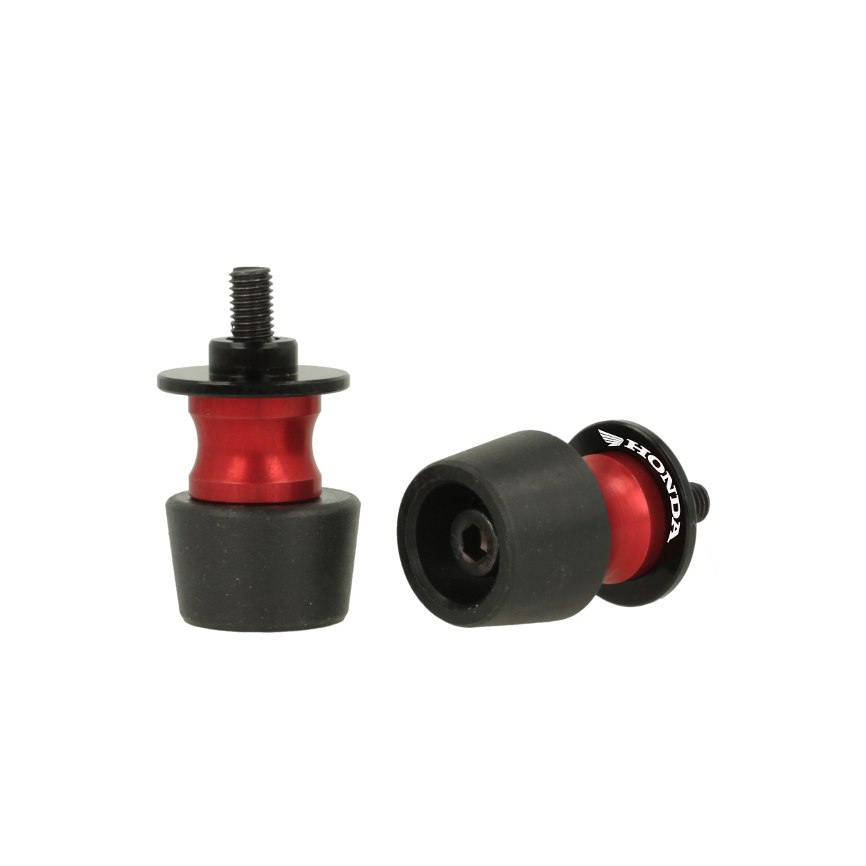 Par de spools + Arandela grabada Honda