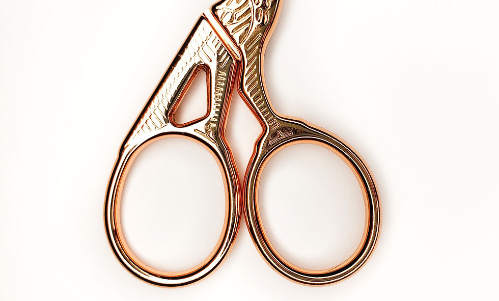 Thumbnail: Heron embroidery scissors