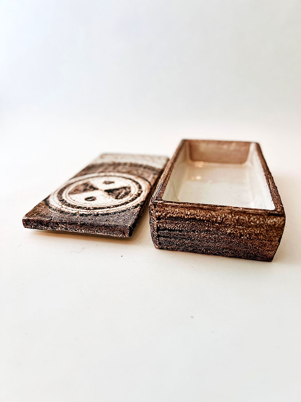 Thumbnail: 1960 Bitossi Midcentury Modern Italian Imported Snuff Box