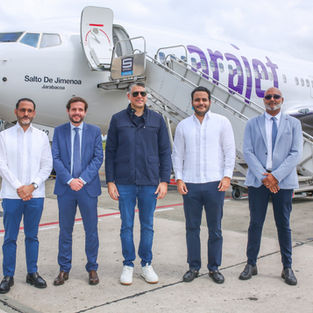 ARAJET AMPLÍA SU FLOTA CON EL AVIÓN NÚMERO 14 “SALTO DE JIMENOA”, REFORZANDO SU ESTRATEGIA DE CRECIMIENTO SOSTENIBLE