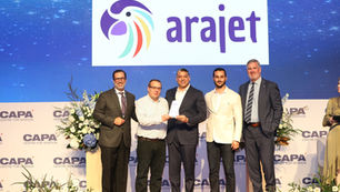 ARAJET GANA COMO LA MEJOR NUEVA AEROLINEA DEL MUNDO EN LA CUMBRE MUNDIAL DE AVIACIÓN