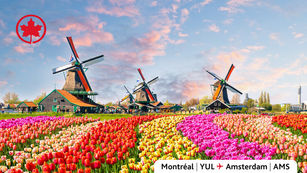 DESPEGA LA RUTA INAUGURAL ÁMSTERDAM-MONTREAL DE AIR CANADA...