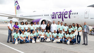 ARAJET Y EL AEROPUERTO DE PUNTA CANA REALIZAN PRIMERA EDICIÓN DE “PILOTO POR UN DÍA” CON JÓVENES ESTUDIANTES EN PUNTA CANA
