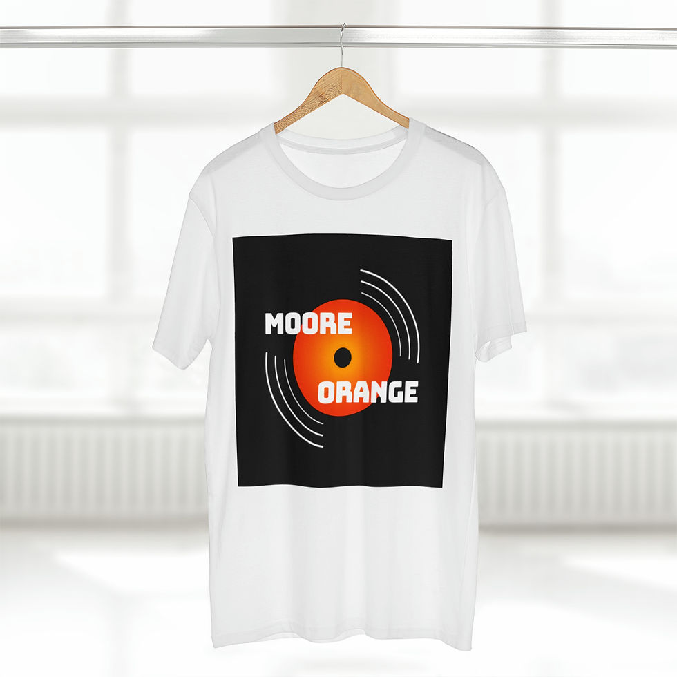 Thumbnail: Moore Orange Logo Shirt (black)
