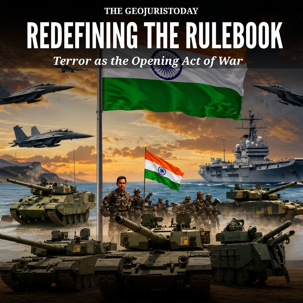 Redefining the Rulebook: Terror as the Opening Act of War