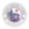 Exeter Community Power seal showing a purple and red town hall and gazebo, decorated with red bunting, under a radiating white starburst with a red lightning bolt. Surrounded by ‘Exeter Community Power – New Hampshire’ with red lightning bolts.