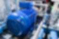 Electric motor of a powerful industrial gas compressor. Abstract industrial background..jp