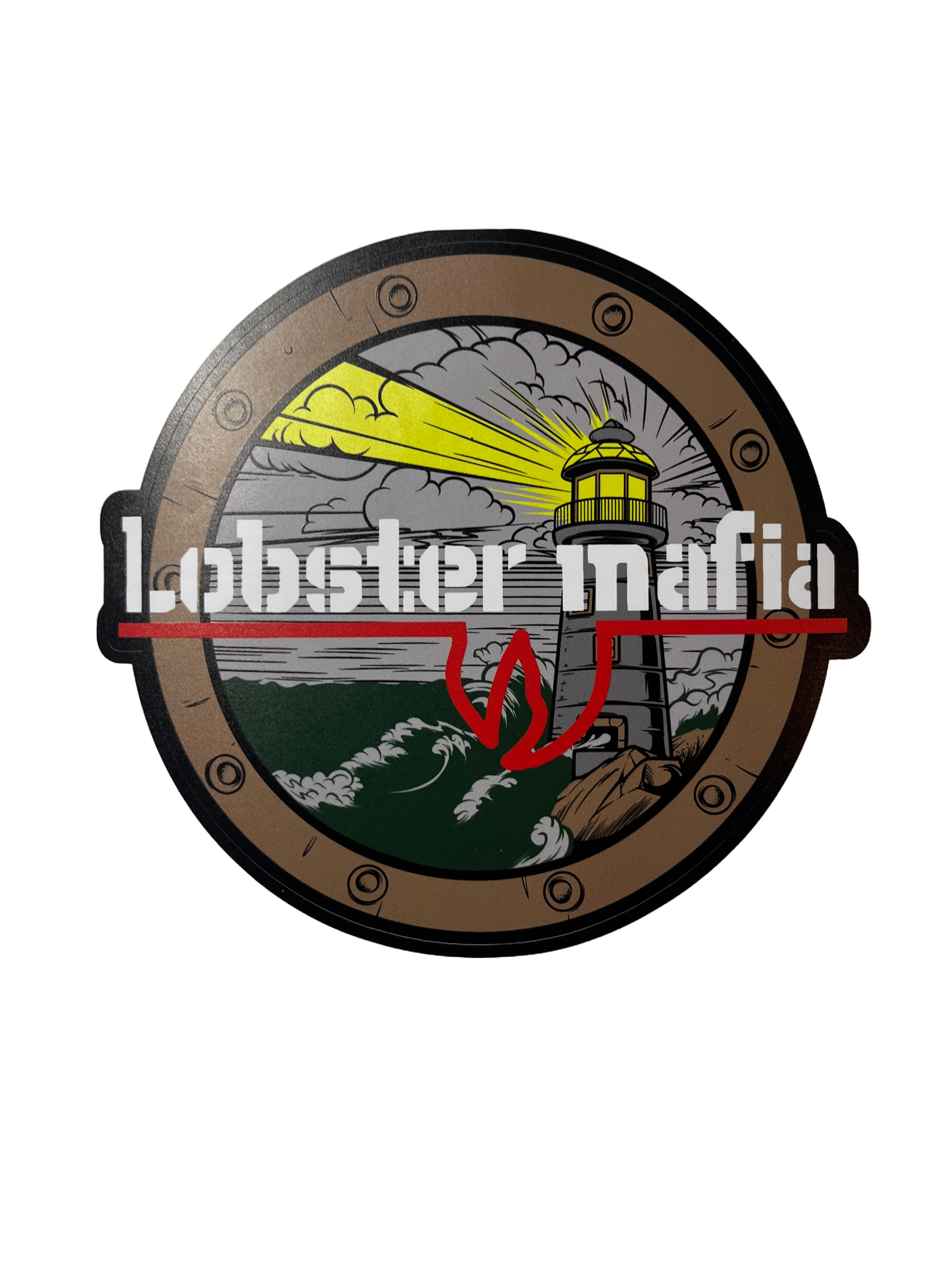 LOBSTER MAFIA LH DECAL 7x6inch