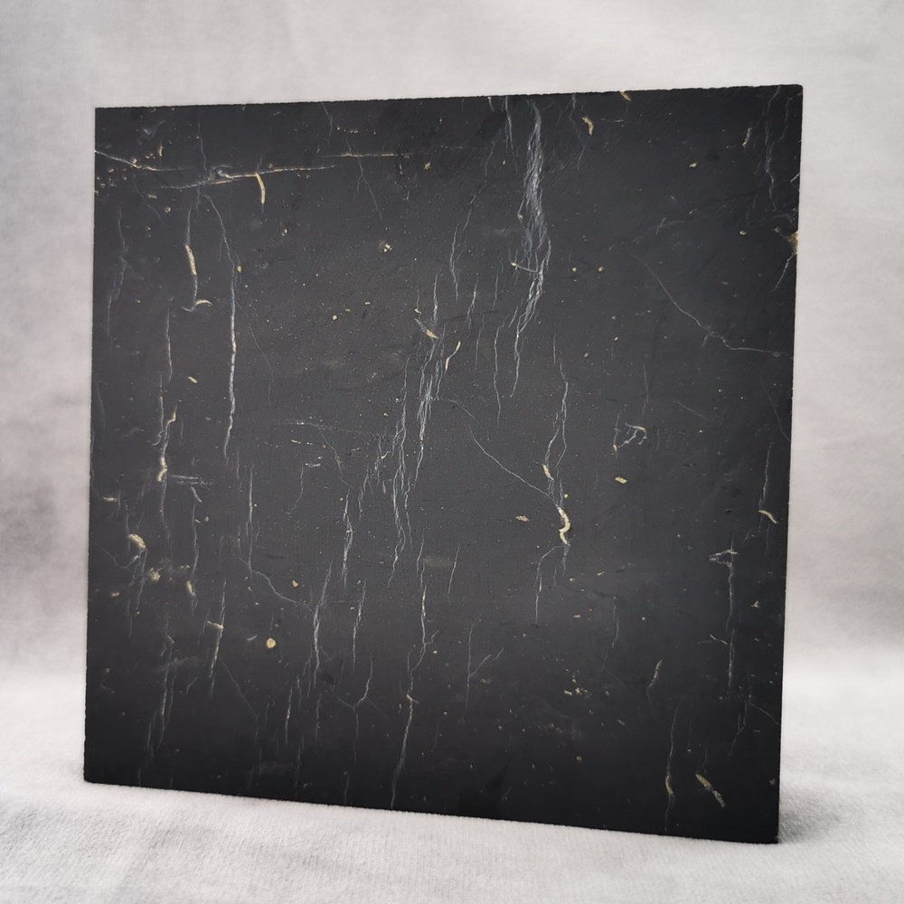 SHUNGITE PLATE (100MM) UNPOLISHED