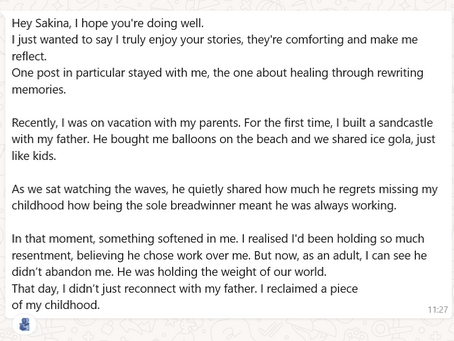 When the Click Happened: A Message from a Reader