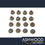 Thumbnail: Valve Stem Seal SET (x16) Jaguar XF 2.0 Petrol (2012-15) - JDE1361/2