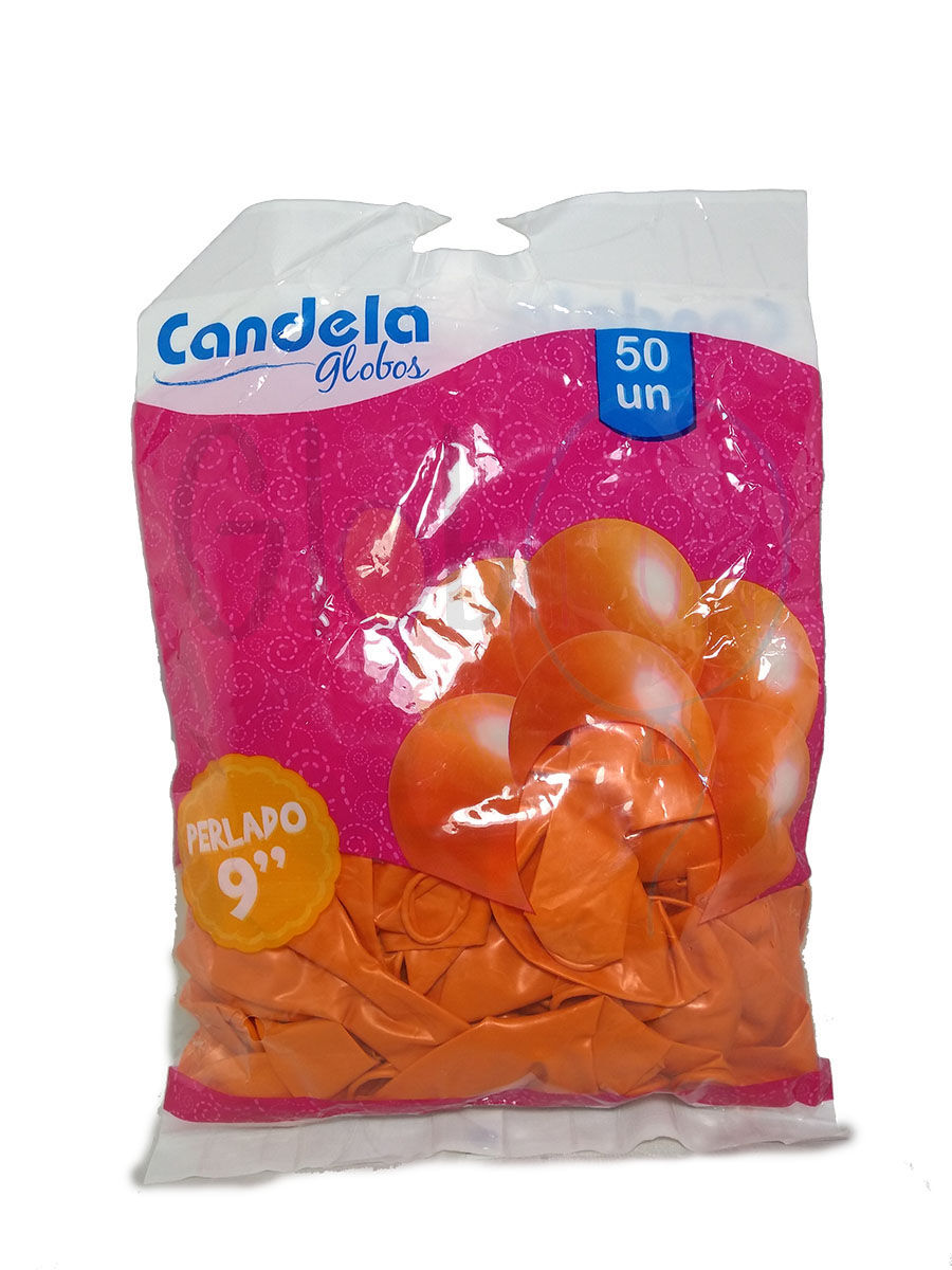 Miniatura: Globos perlados de 9" Candela x 50