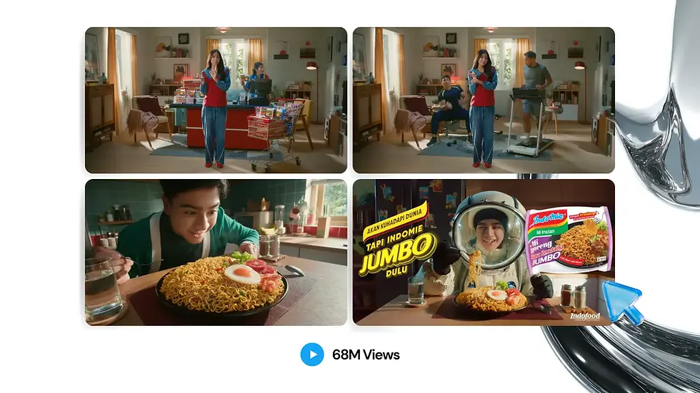 AJ Marketing - Advertising in Indonesia: A Practical Guide for 2026 - Indomie Hadapi Dengan Indomie Jumbo Ad
