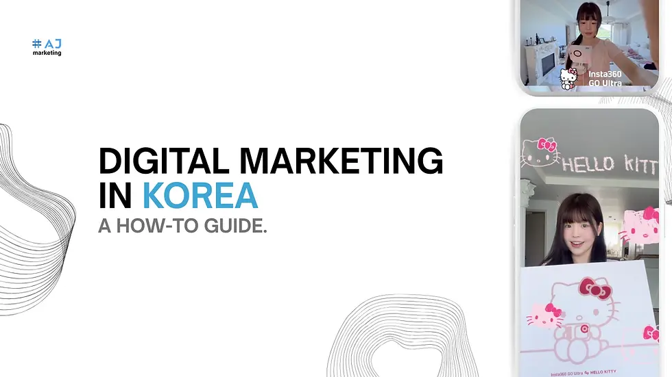 AJ Marketing - Digital Marketing in Korea: A How-to Guide