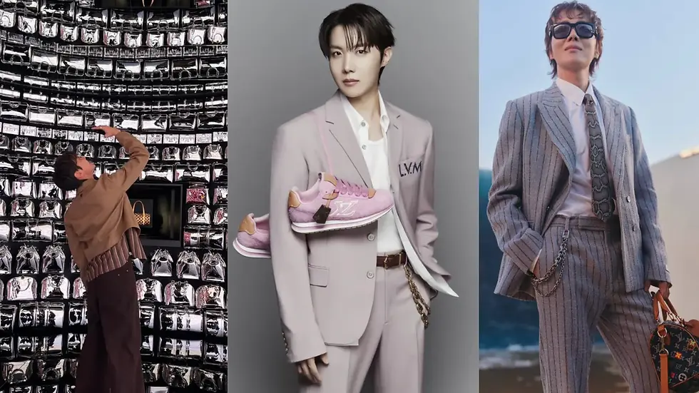 AJ Marketing - Top 17 Luxury Brand Collaborations with K-Pop Idols (2026) - J-Hope x Louis Vuitton