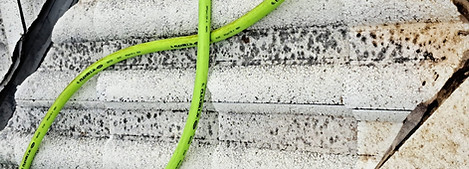 dirty roof, covered by mould, before soft washing, pressure washing services brisbane
