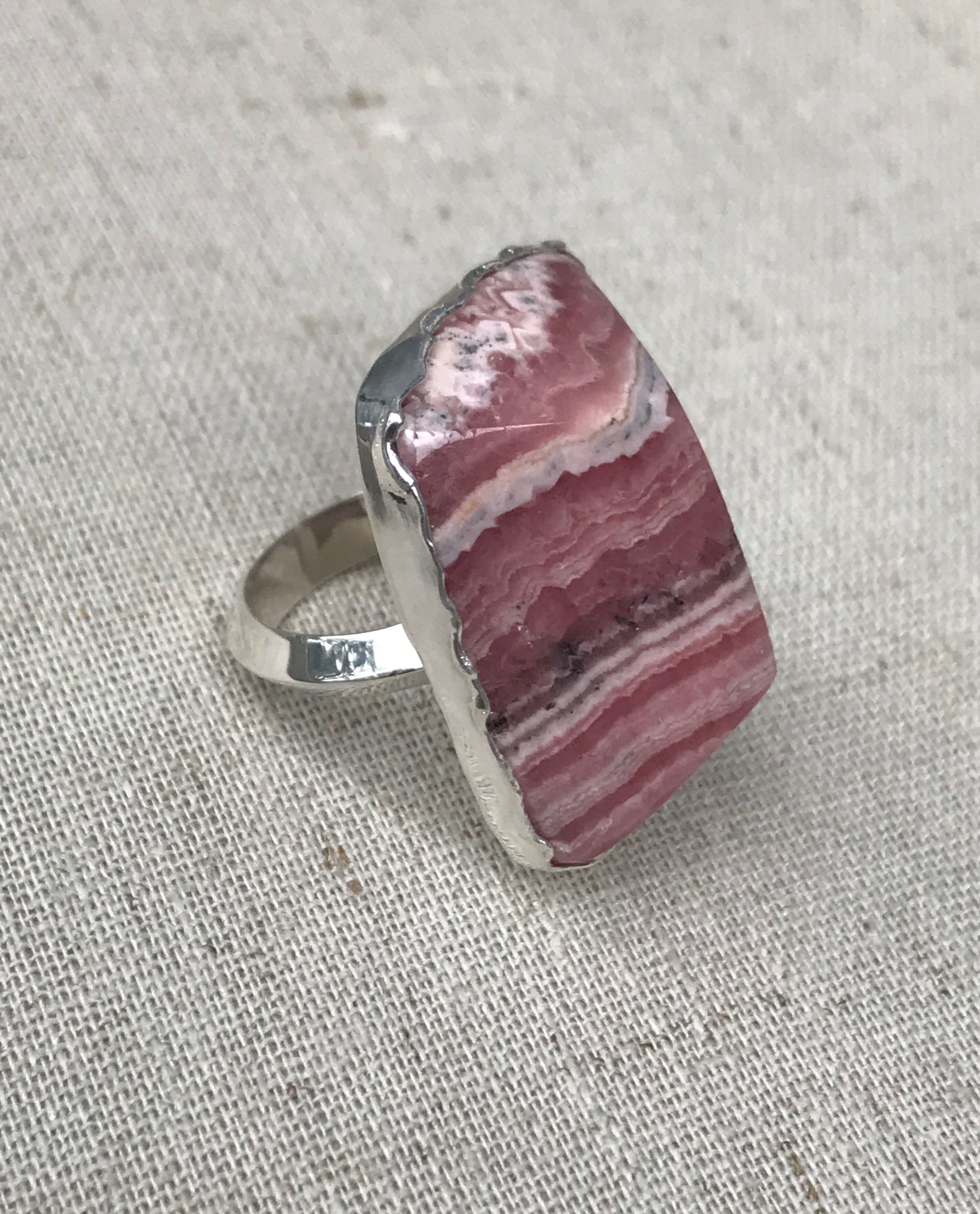 Rhodochrosite Ring
