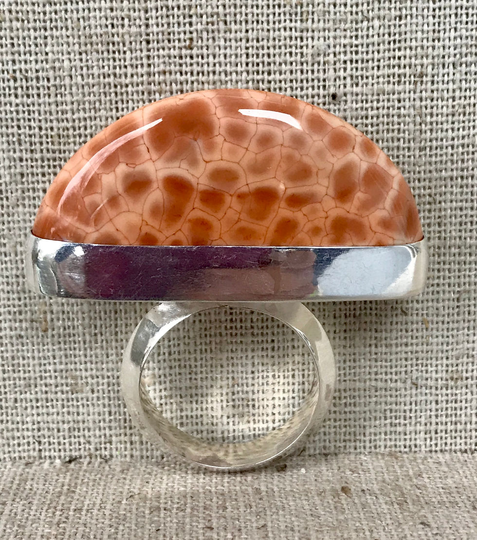 Thumbnail: Fossilized Coral Ring