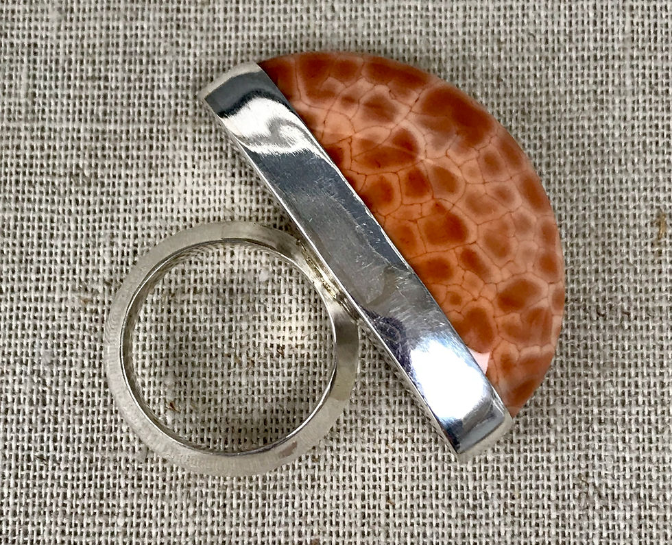 Thumbnail: Fossilized Coral Ring