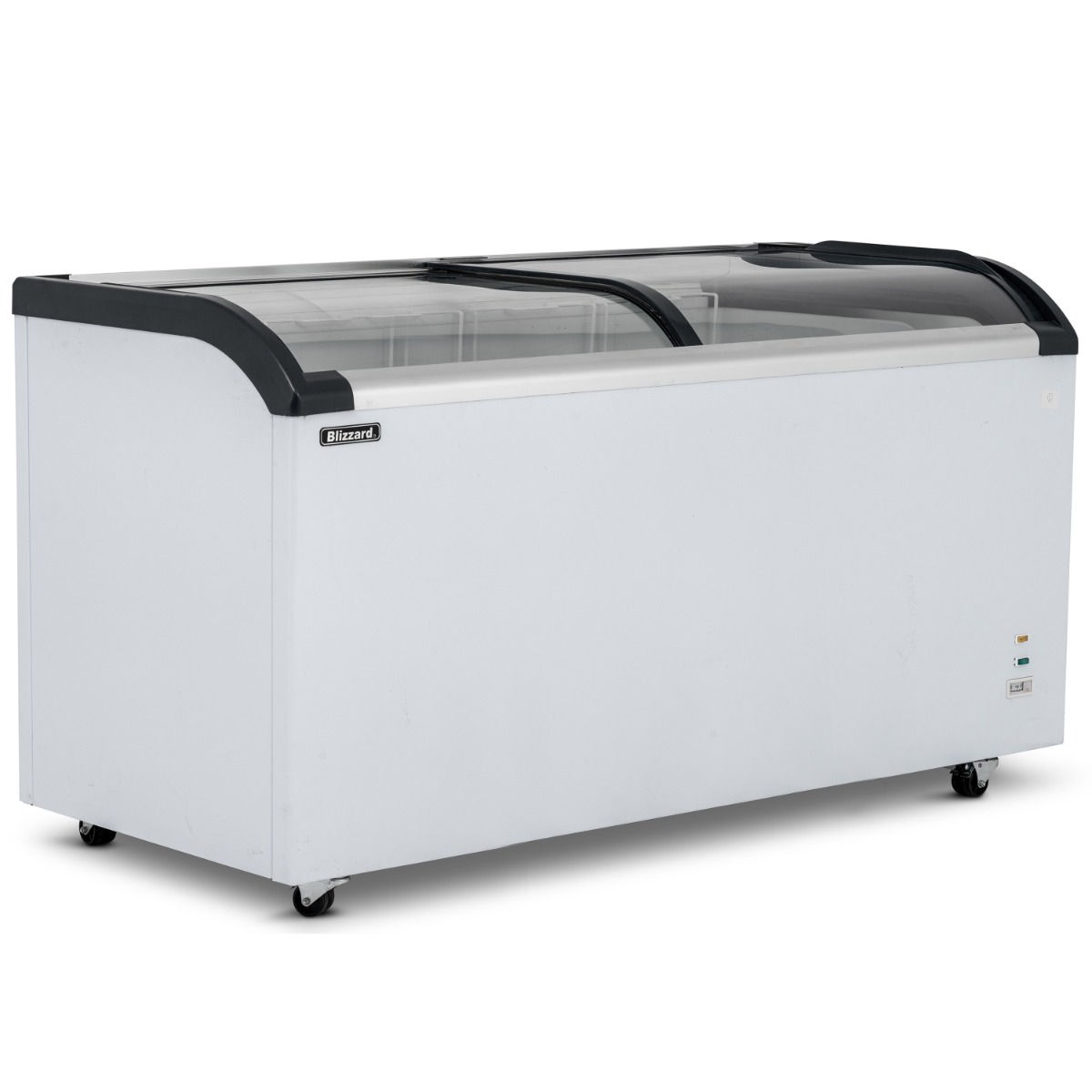 Curved Glass Lid Freezer 620L