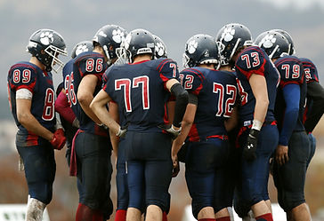 Football Team Huddle