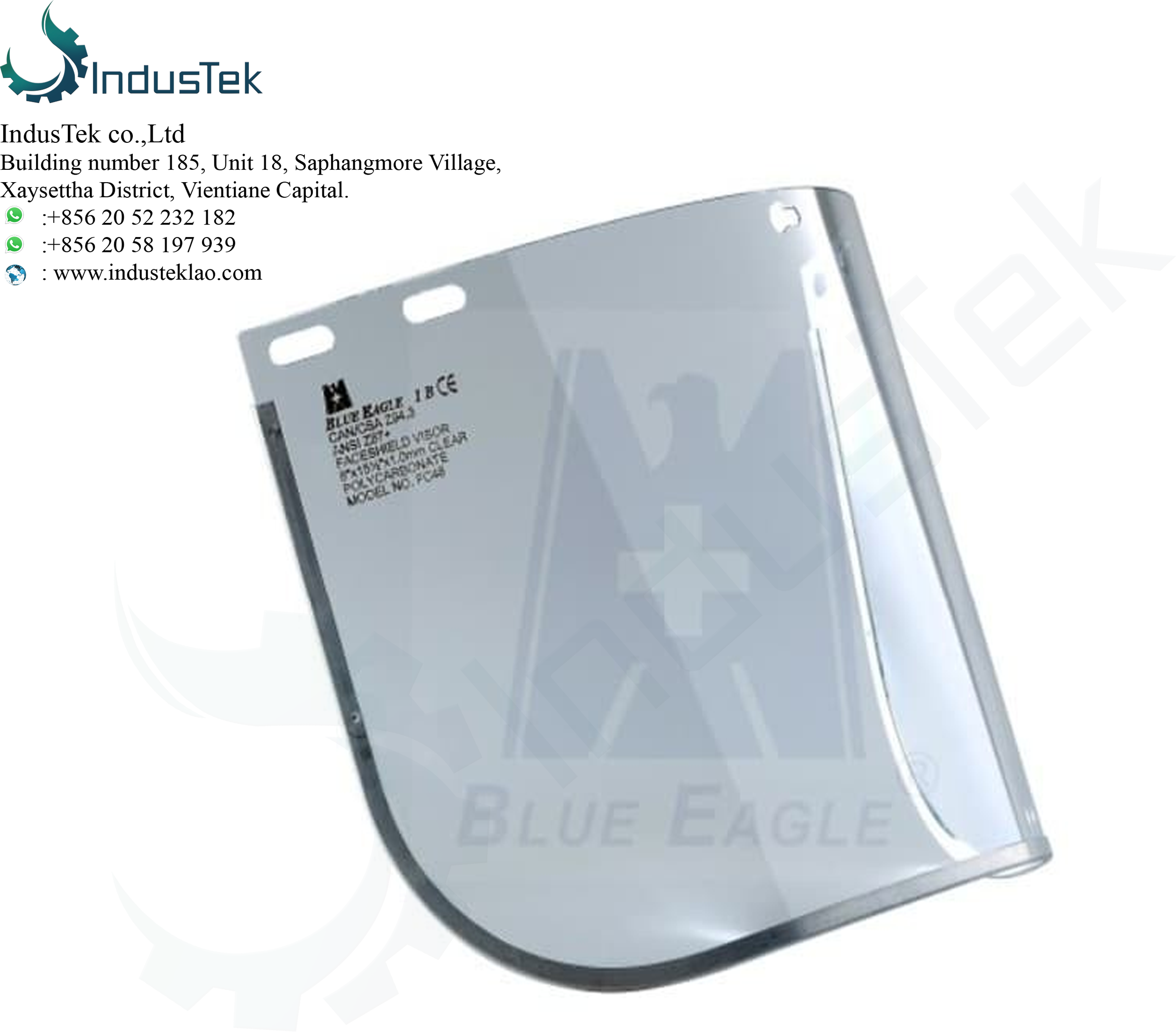 Blue Eagle Visor Face Shield FC48