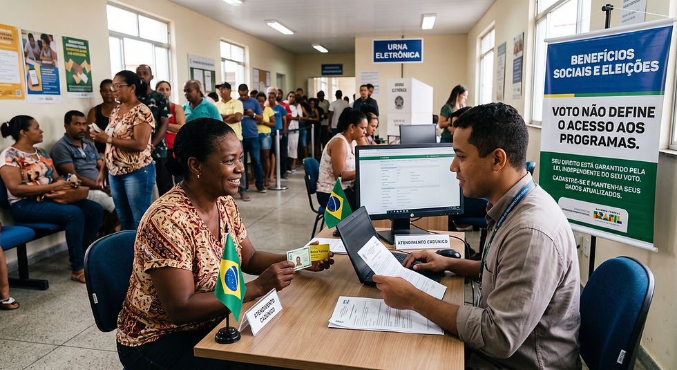 MDS esclarece que voto, apoio político ou participação em campanha não define em acesso ou permanência em benefícios sociais.