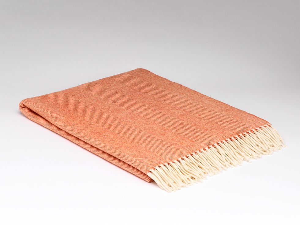Thumbnail: Lambswool Throw available in 5 colours