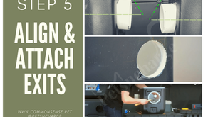 Step 5: Align and Attach Exits