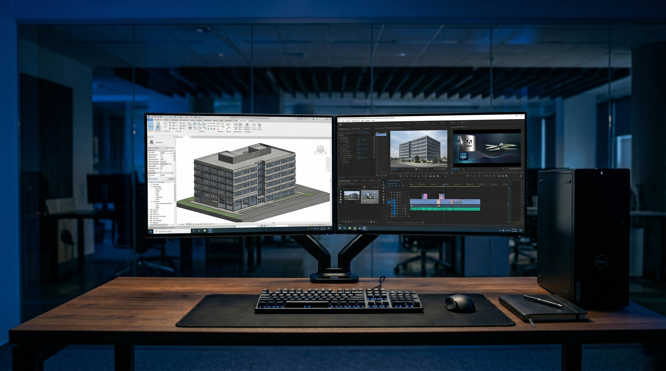 Professional workstation for design and engineering