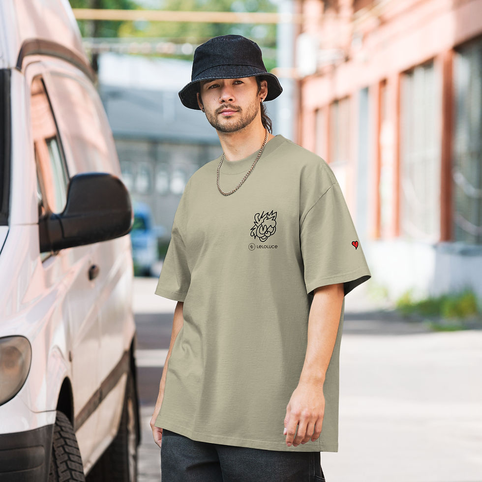 Miniature : T-shirt Oversize LELOLUCE - Light Art Edition