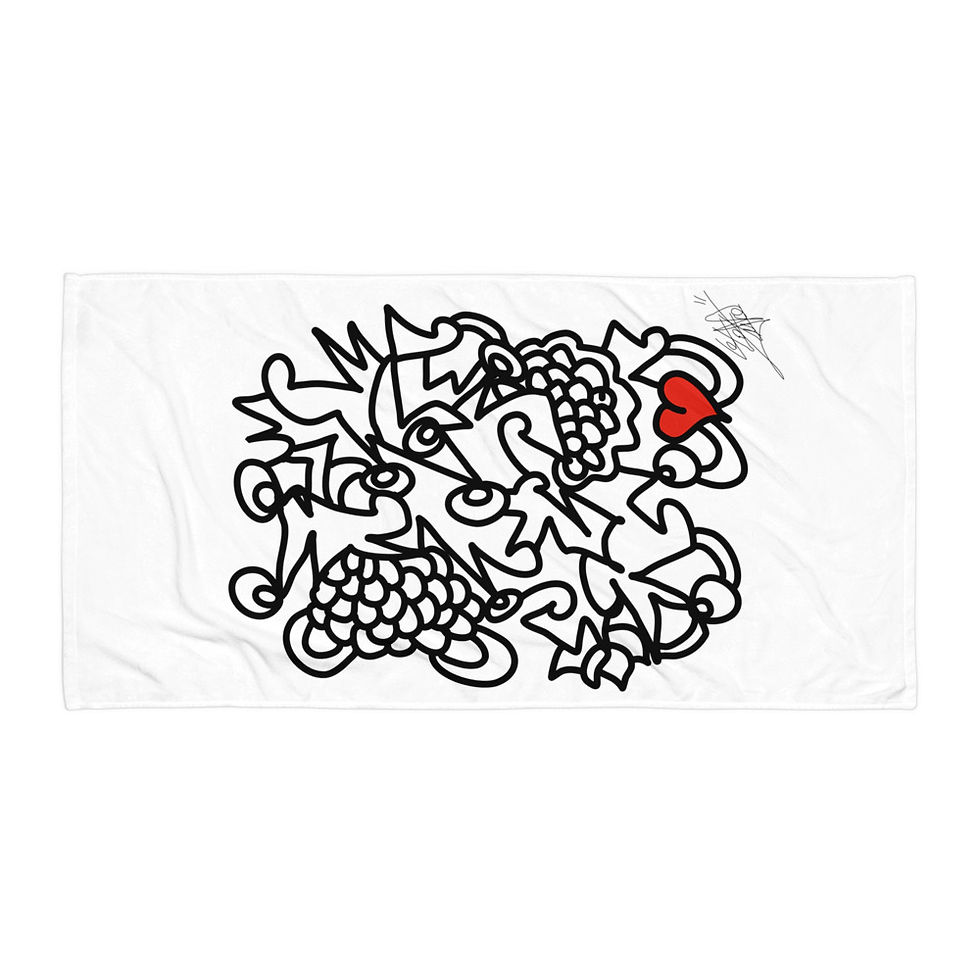 Miniature : Serviette de bain LELOLUCE - Heart of Art