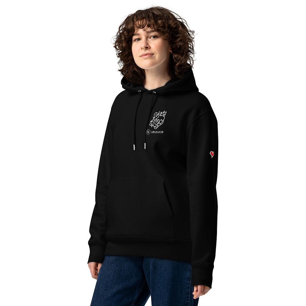 Miniature : Hoodie LELOLUCE - Heart of Art | Signature Collection