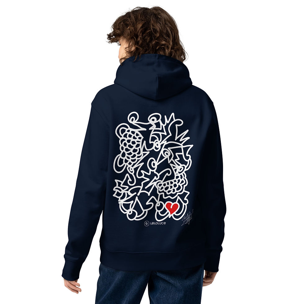 Miniature : Hoodie LELOLUCE - Heart of Art | Signature Collection