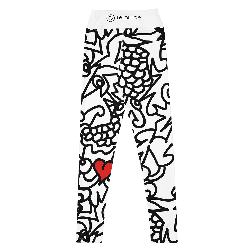 Miniature : Legging Femme LELOLUCE – Black & White Edition